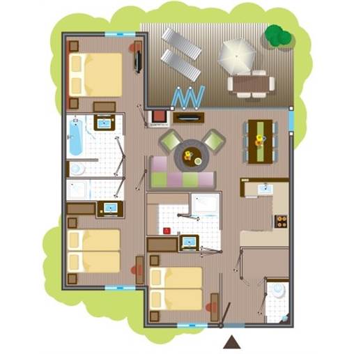 VIP cottage TF960 at Les Trois Forêts